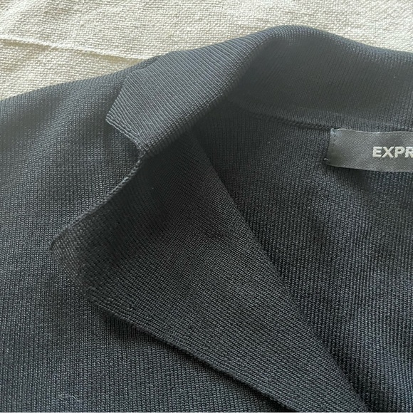 2/$20 Express Collared Button Front Ribbed Cardigan - Picture 6 of 13